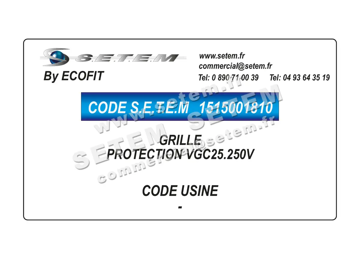 1515001810-GRILLE DE PROTECTION ECOFIT VGC25.250V