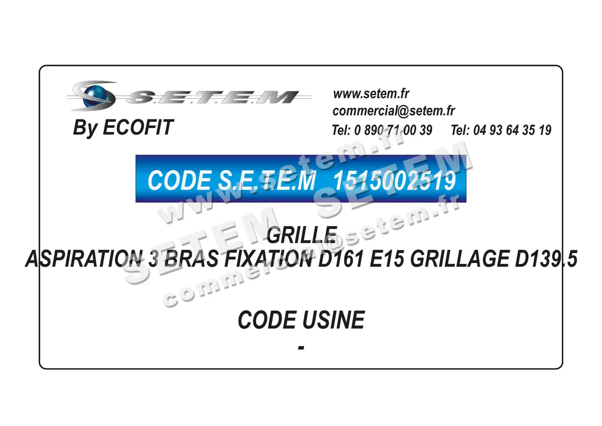 1515002519-GRILLE ECOFIT ASPIRATION 3 BRAS FIXATION D161 E15 GRILLAGE D139.5