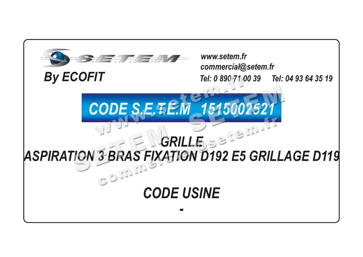 1515002521-GRILLE ECOFIT ASPIRATION 3 BRAS FIXATION D192 E5 GRILLAGE D119