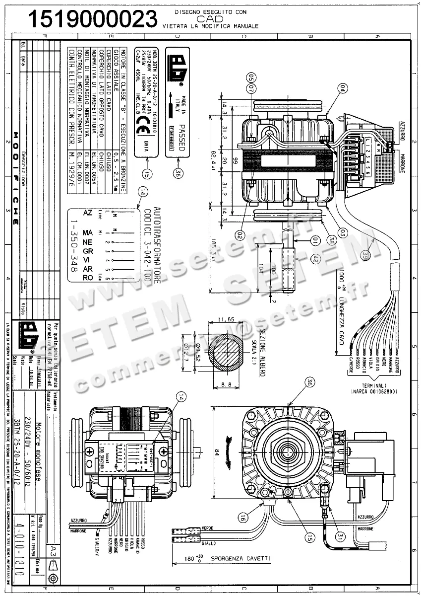 1519000023-MOTEUR ELCOMOTEUR 3BTM25.20.A.O/12 *40101810*