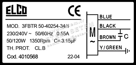 1519000065-VENTILATEUR ELCOMOTEUR 3FBTR50.40.254.34/1 *4007337* 7