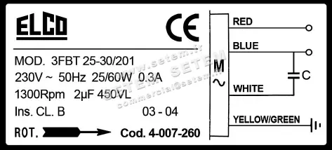 1519000100-MOTEUR ELCOMOTEUR 3FBT25.30/201 *4007260* 6