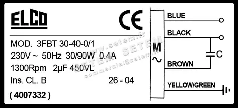 1519000101-MOTEUR ELCOMOTEUR 3FBT30.40.0/1 *4007332* 6