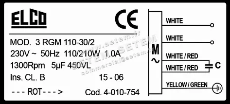 1519000102-MOTEUR ELCOMOTEUR 3RGM110.30/2 *4010754* 4