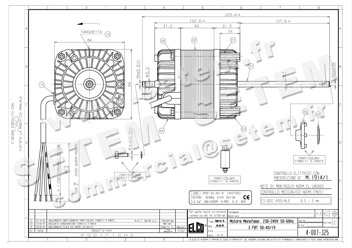 1519000104-MOTEUR ELCOMOTEUR 3FBT50.40/19 *4007325* 2