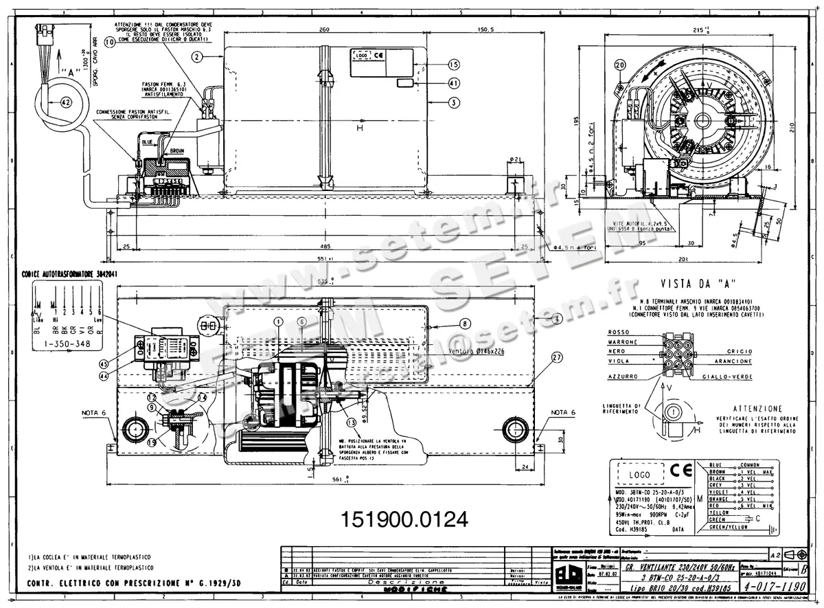 1519000124-GMV ELCOMOTEUR 3BTM.CO.25.20.A.0/3 *40171190*