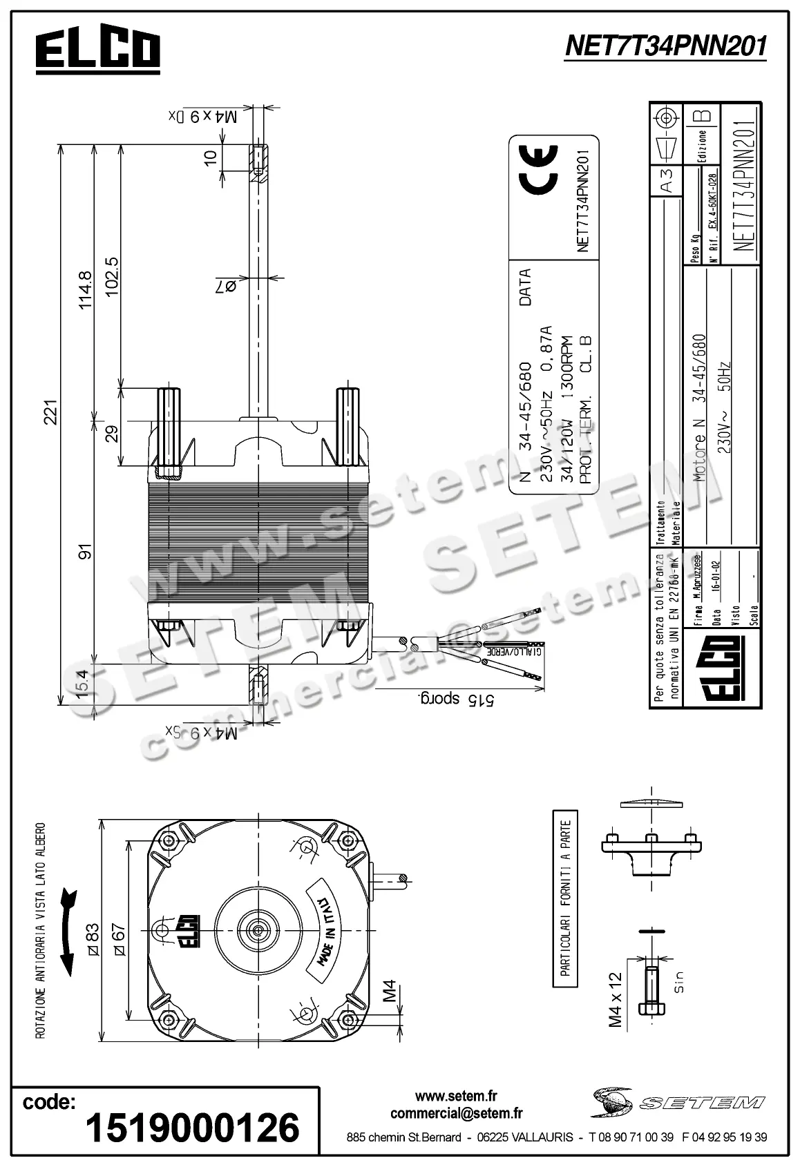 1519000126-MOTEUR ELCOMOTEUR N34.45/680 *NET7T34PNN201* 4