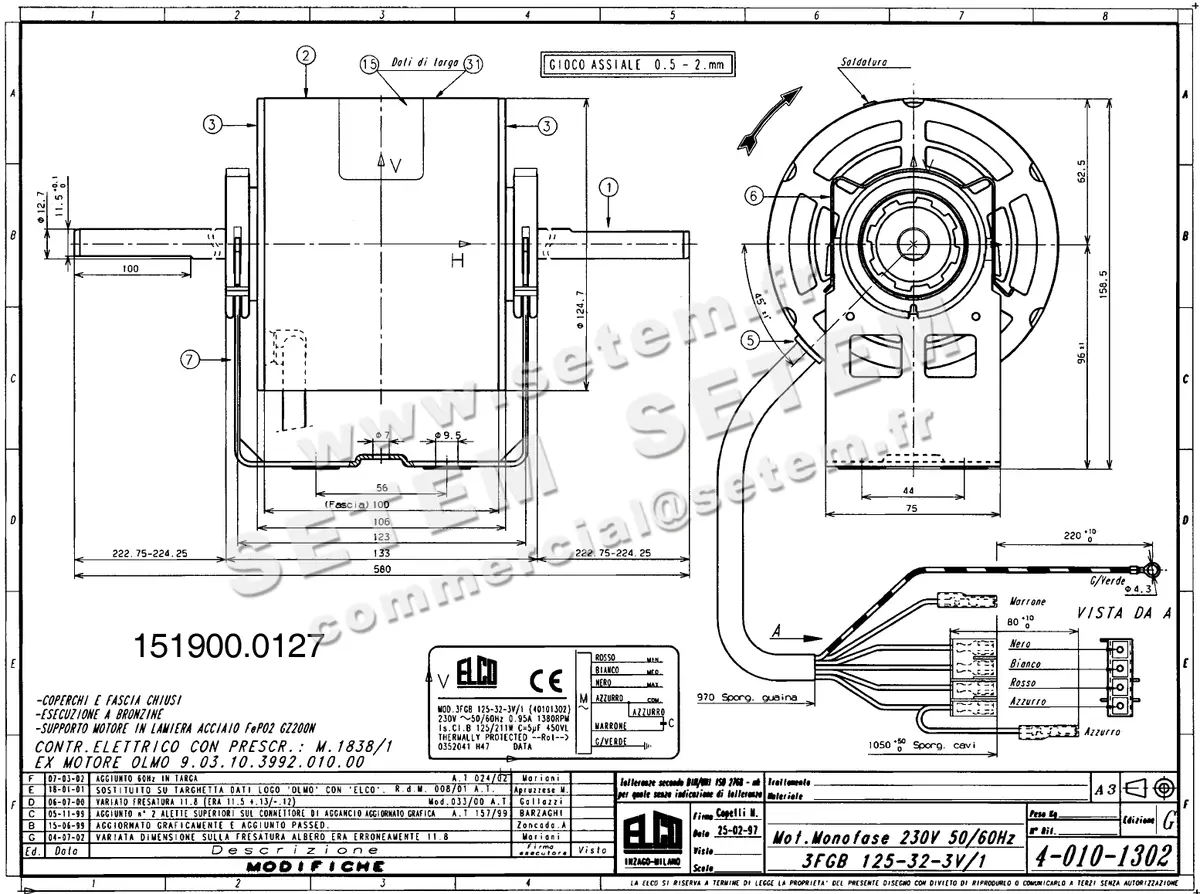 1519000127-MOTEUR ELCOMOTEUR 3FGB125.32.3V/1 "0352041H47" *40101302*
