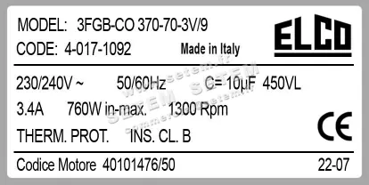 1519000165-GMV ELCOMOTEUR 3FGB.CO.370.70.3V/9 *40171092* 4