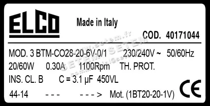 1519000174-GMV ELCOMOTEUR 3BTM.CO.28.20.6V.0/1 *40171044* 4