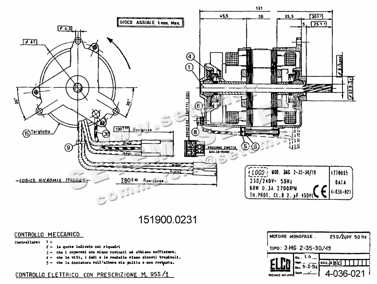 1519000231-MOTEUR ELCOMOTEUR 3MG2.35.30/19 *4036021*