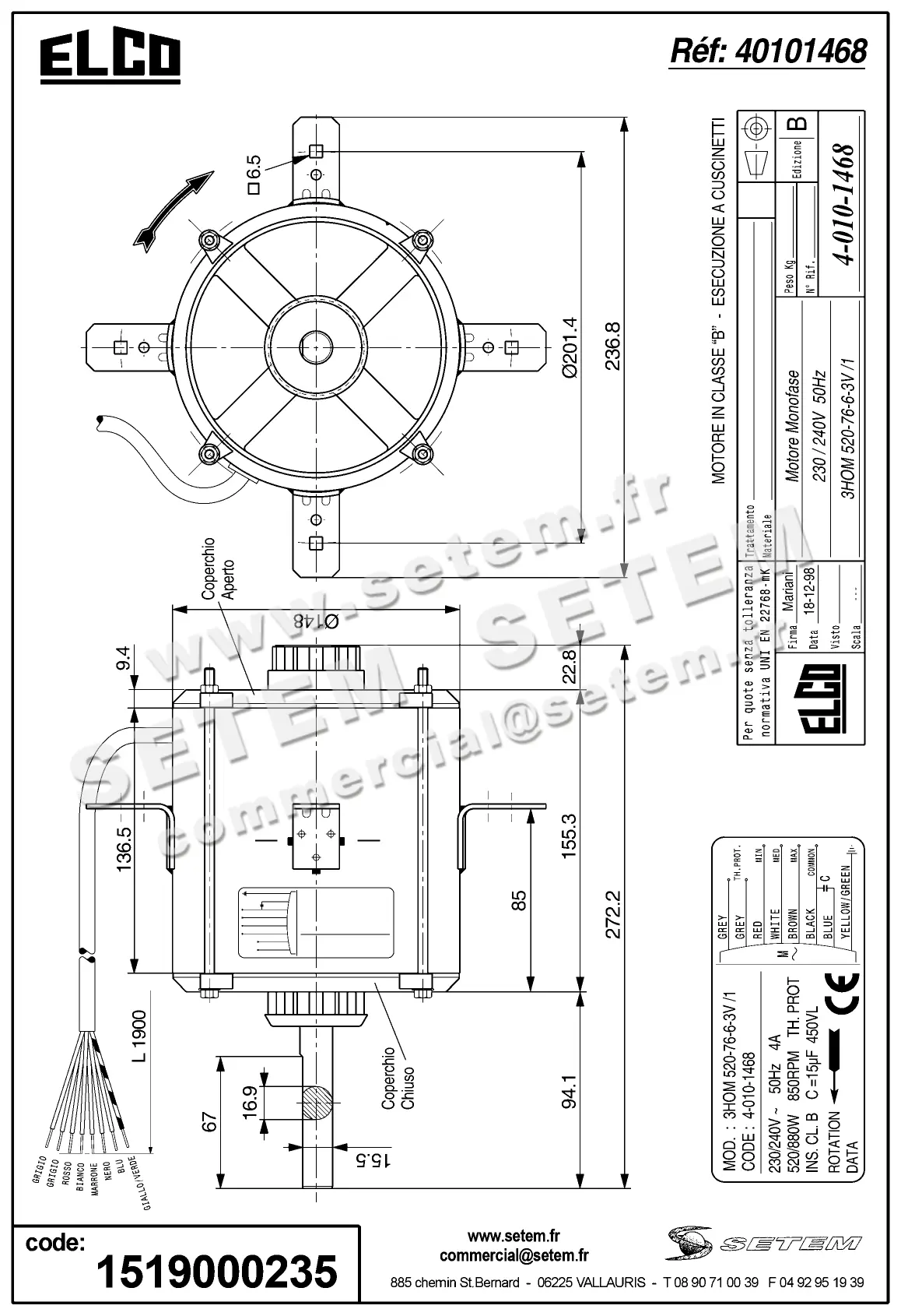 1519000235-MOTEUR ELCOMOTEUR 3HOM520.76.6.3V/1 *40101468* 3