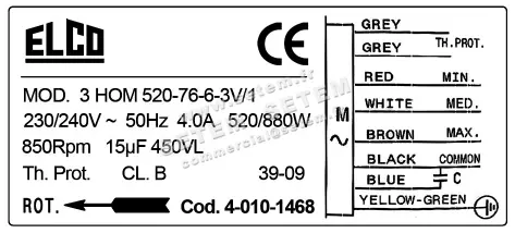 1519000235-MOTEUR ELCOMOTEUR 3HOM520.76.6.3V/1 *40101468* 4