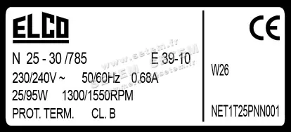 1519000249-MOTEUR ELCOMOTEUR N25-30/785 *NET1T25PNN001* 4