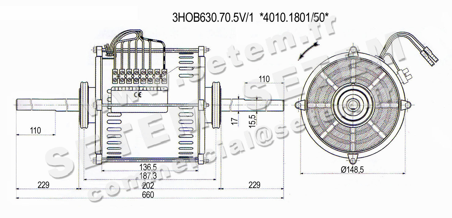 1519000250-MOTEUR ELCOMOTEUR 3HOB630.70.5V/1 *40101801/50* 4