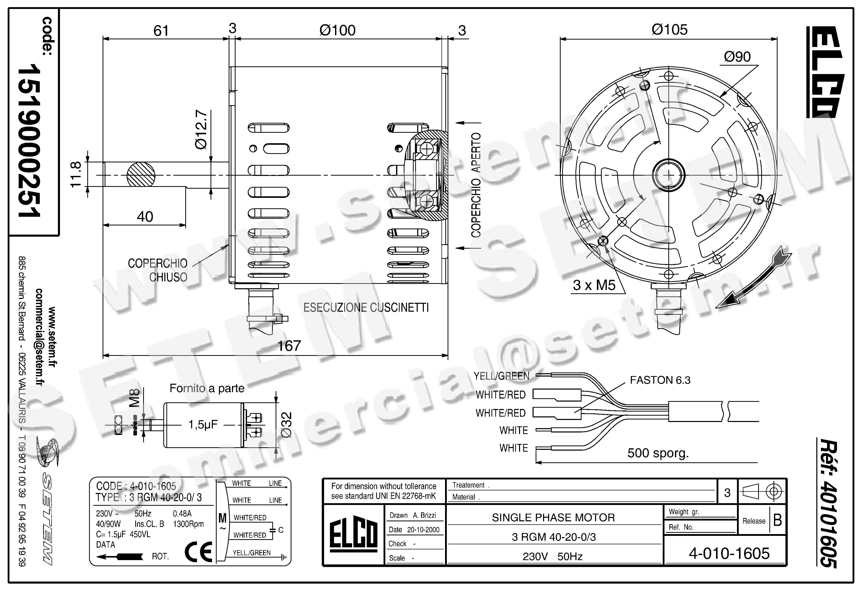1519000251-MOTEUR ELCOMOTEUR 3RGM40.20.0/3 *40101605* 6