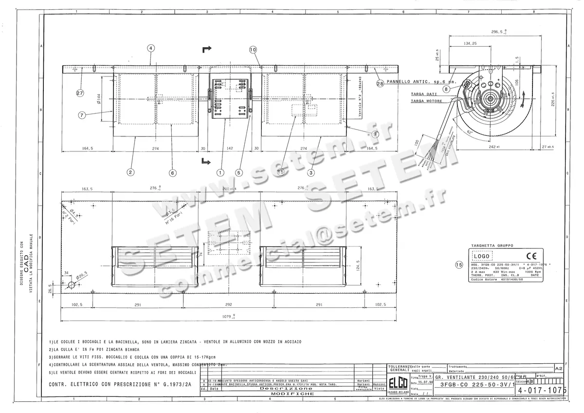 1519000285-GMV ELCOMOTEUR 3FGB.CO.225.50.3V/1 *40171075* 2