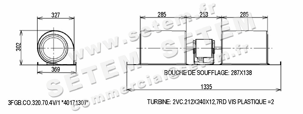 1519000311-GMV ELCOMOTEUR 3FGB.CO.320.70.4V/1 *40171307* 6