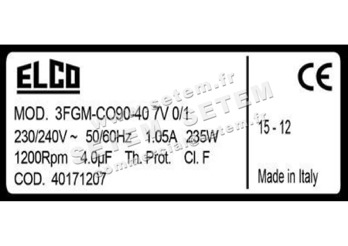 1519000330-GMV ELCOMOTEUR 3FGM.CO.90.40.7V/1 40101728/50 *40171207* 3