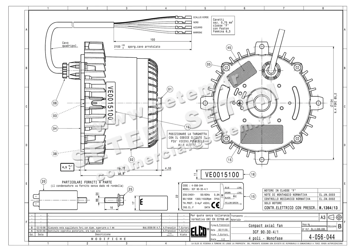 1519000405-MOTEUR ELCOMOTEUR 3CF90.30.4/1 *4056044* 3
