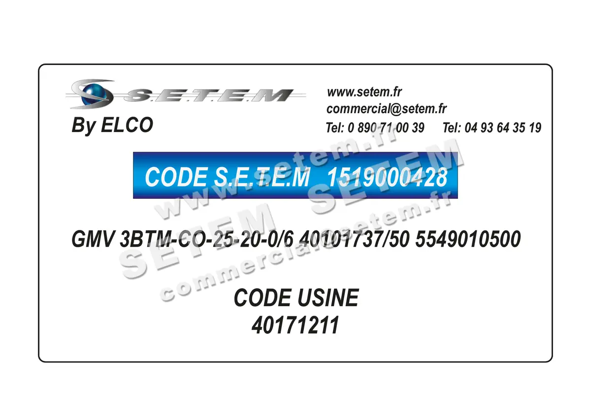 1519000428-GMV ELCOMOTEUR 3BTM-CO-25-20-0/6 40101737/50 "5549010500" *40171211*