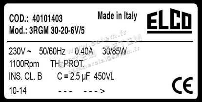 1519000432-MOTEUR ELCOMOTEUR 3RGM30.20.6V/5 *40101403* 4