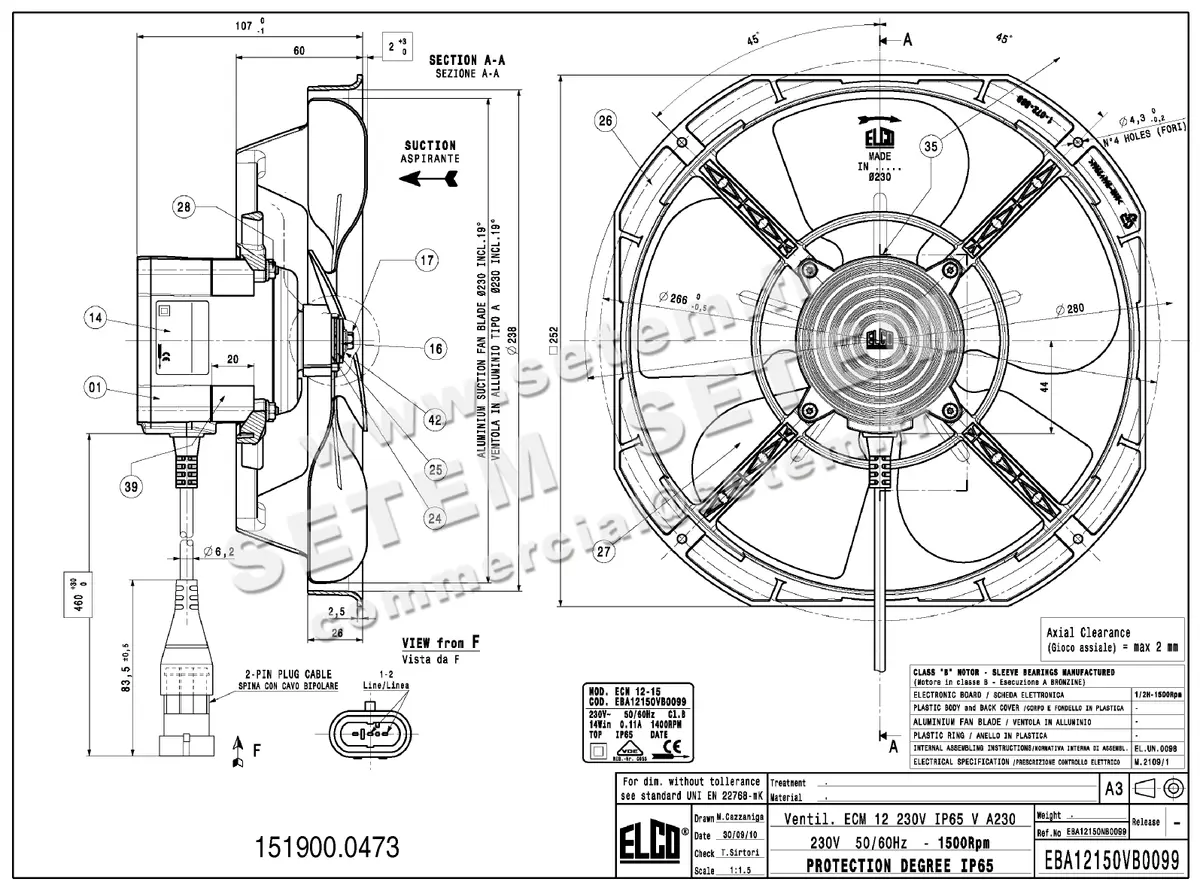 1519000473-VENTILATEUR ELCOMOTEUR ECM12.15 *EBA12150VB0099*