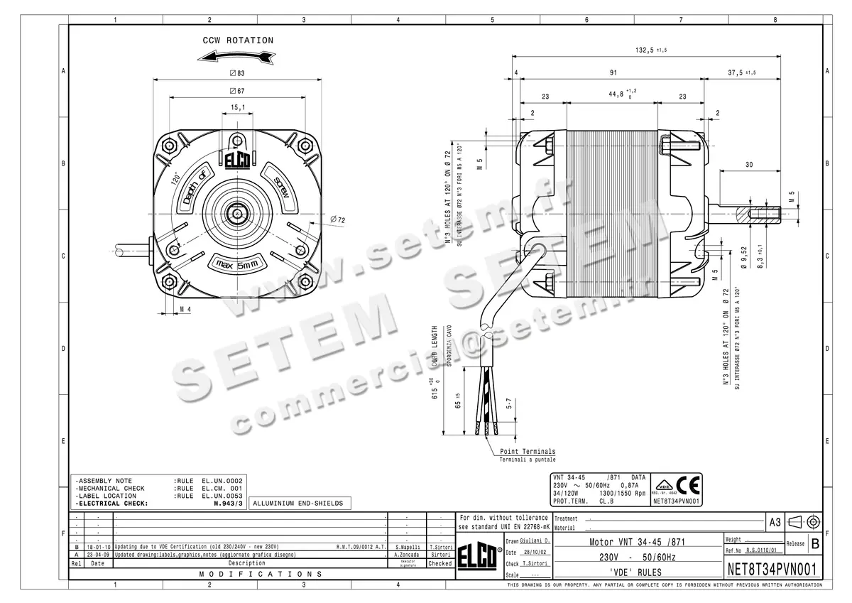 1519000499-MOTEUR ELCOMOTEUR VNT34.45/871 *NET8T34PVN001*