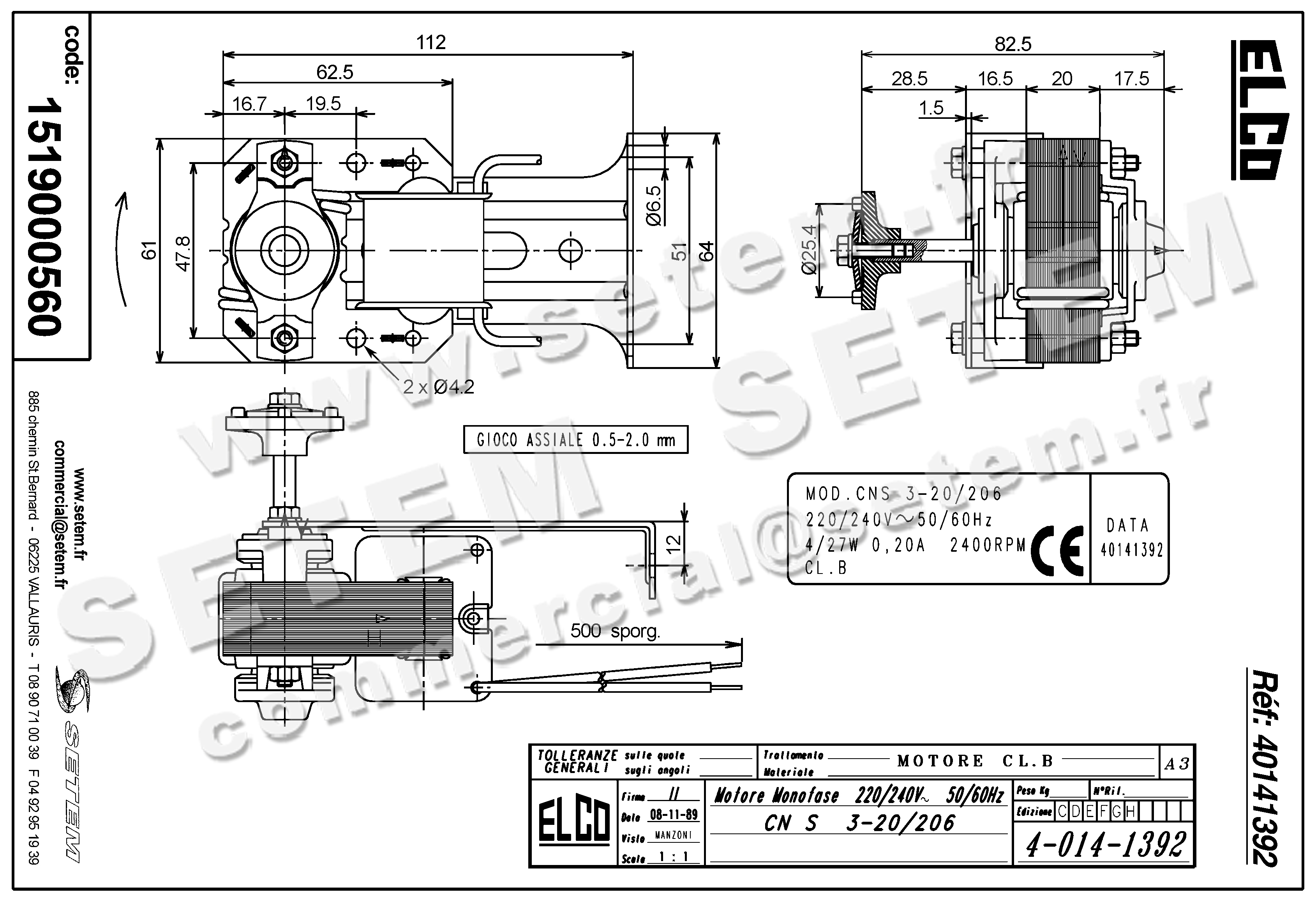 1519000560-MOTEUR ELCOMOTEUR CNS3.20/206 *40141392* 7