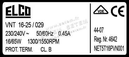 1519000572-MOTEUR ELCOMOTEUR VNT16.25/029 *NET5T16PVN001* 4