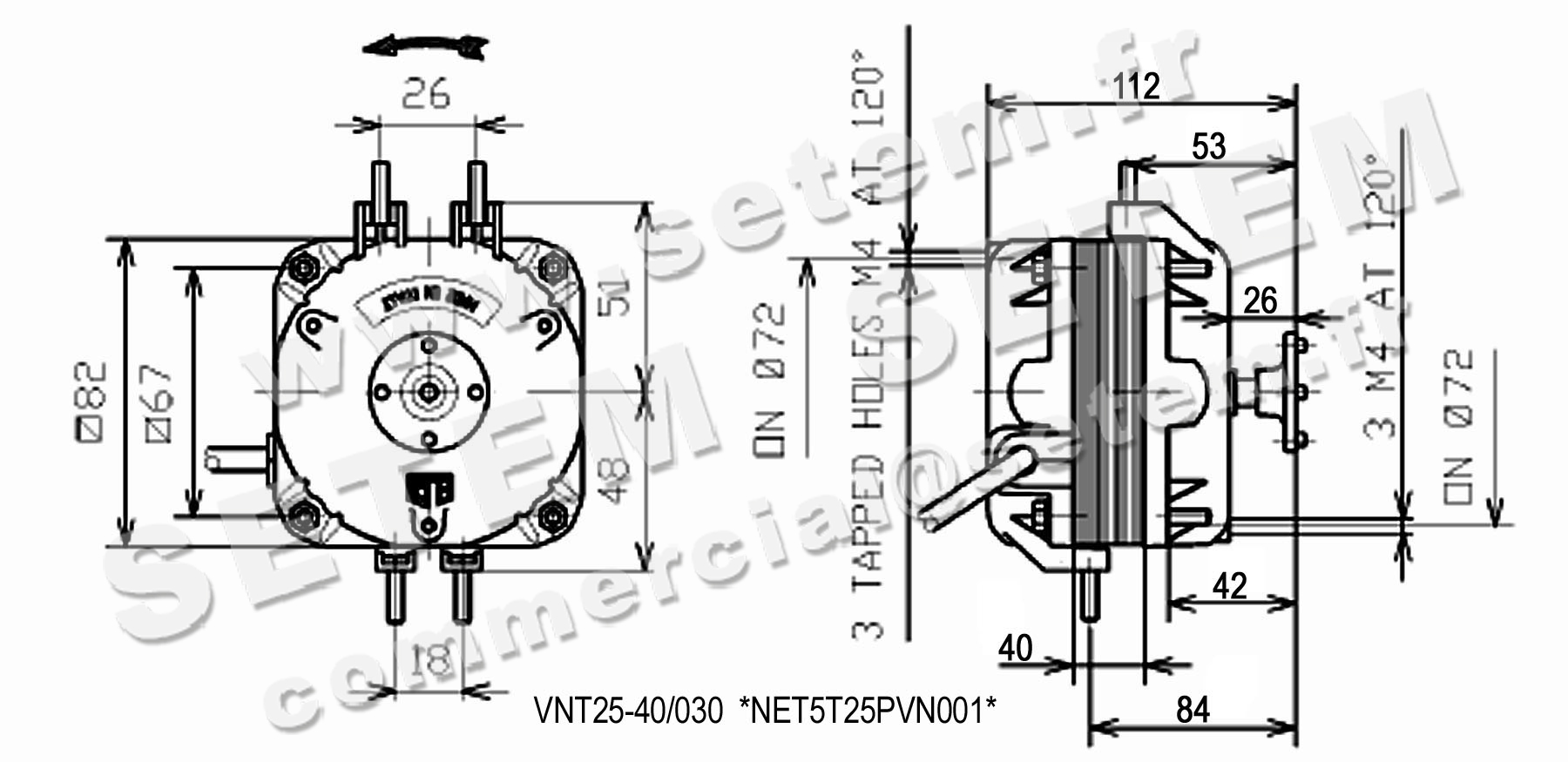 1519000573-MOTEUR ELCOMOTEUR VNT25.40/030 *NET5T25PVN001* 7