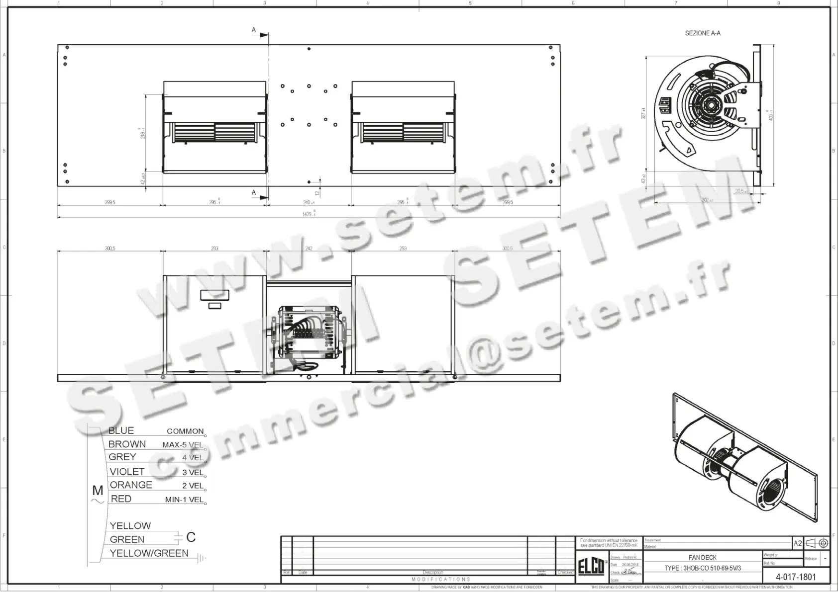 1519000665-GMV ELCOMOTEUR 3HOB.CO.510.69.5V/3 *40171801* 2