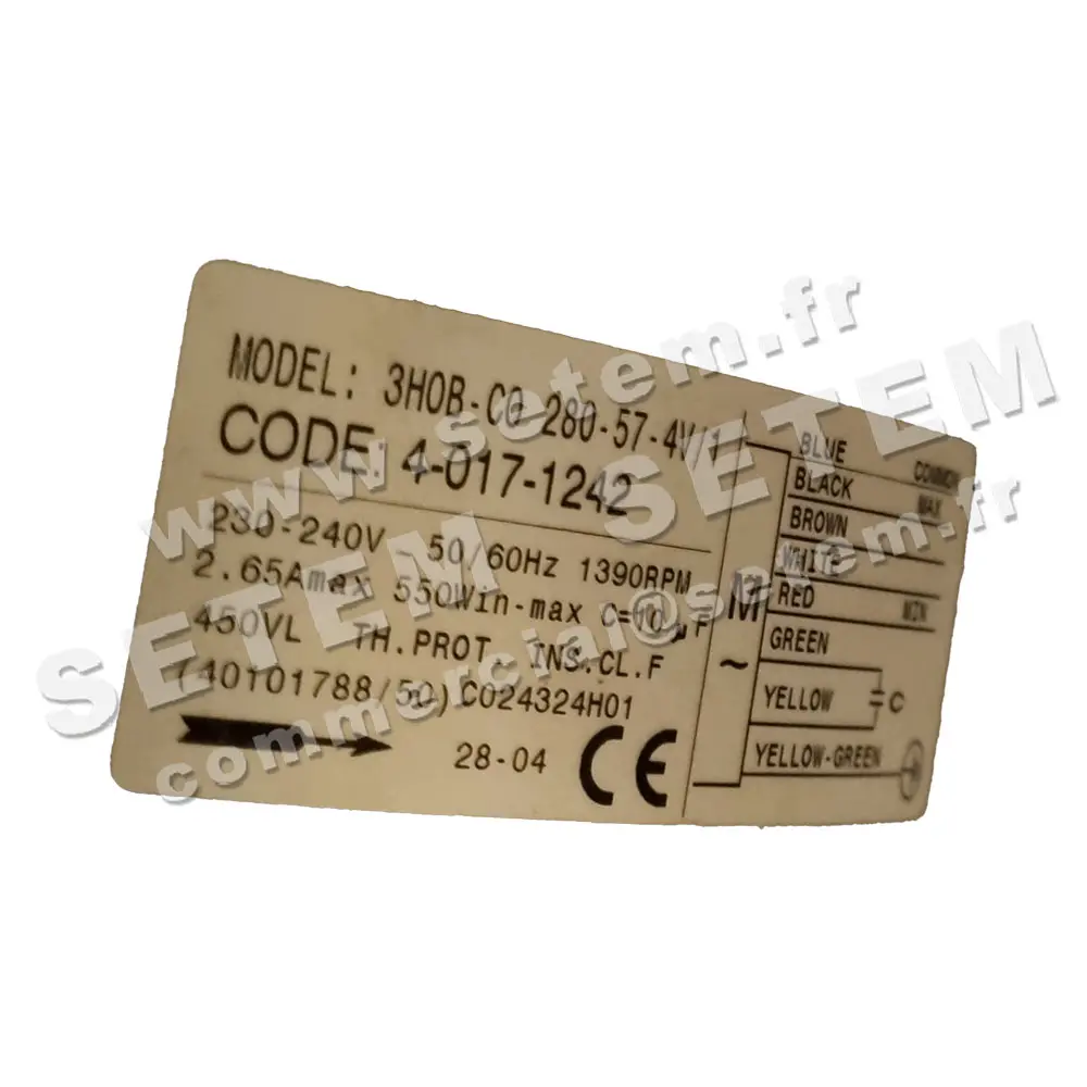 1519000733-GMV ELCOMOTEUR 3HOB-CO280-57-4V/1 40101788/50 "C024324H01" *40171242* 2