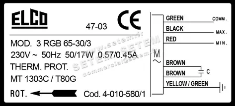 1519000909-MOTEUR ELCOMOTEUR 3RGB65.30/3 "MT1303C" *4010580/1* 4