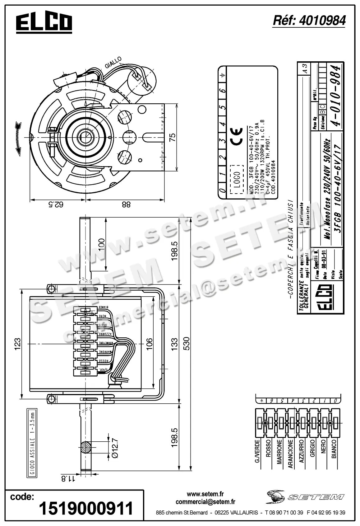 1519000911-MOTEUR ELCOMOTEUR 3FGB100.40.6V/17 *4010984* 2