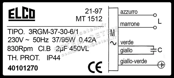 1519000933-MOTEUR ELCOMOTEUR 3RGM37.30.6/1 "MT1512" *40101270* 3