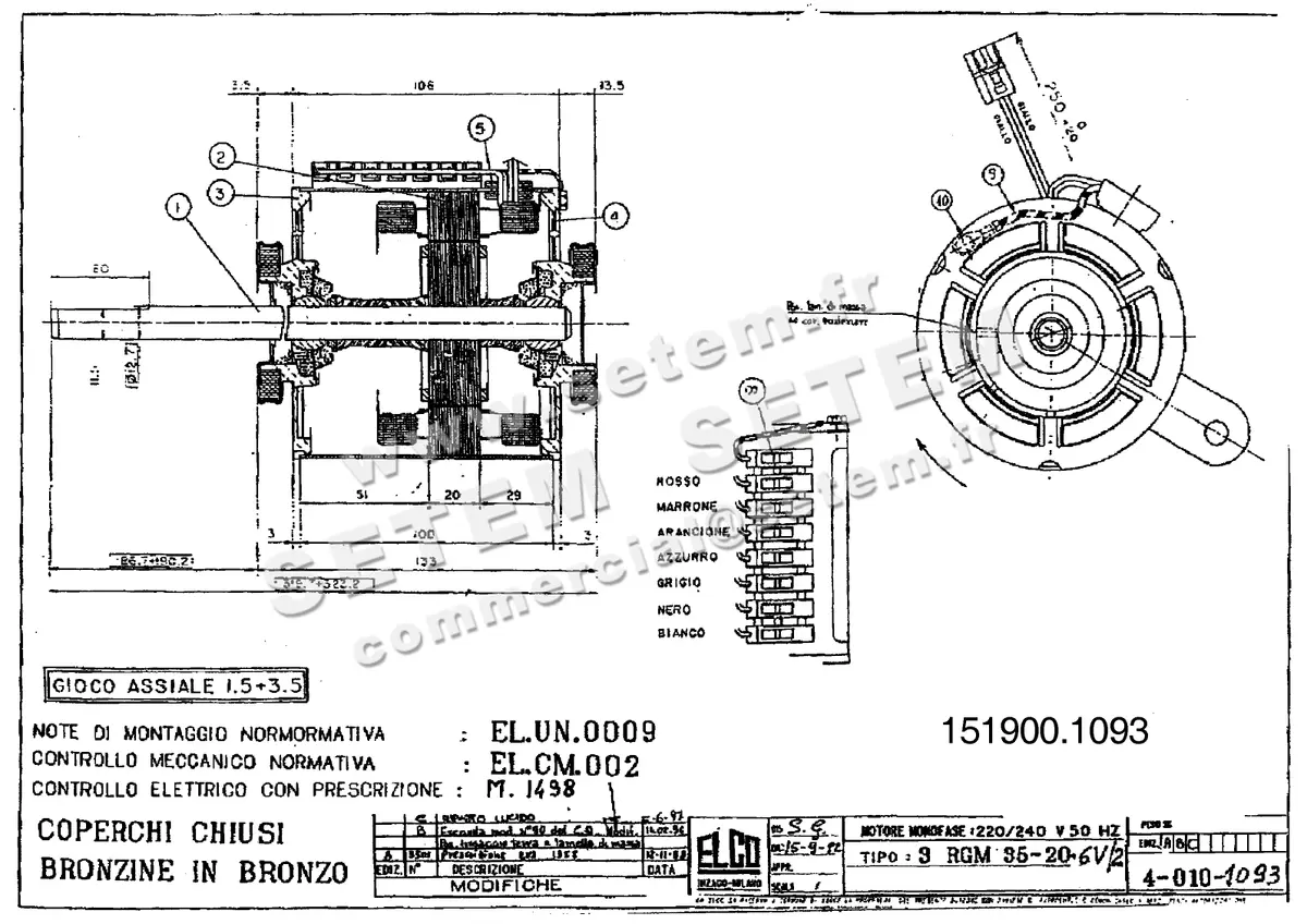 1519001093-MOTEUR ELCOMOTEUR 3RGM35.20.6V/2 *40101093*