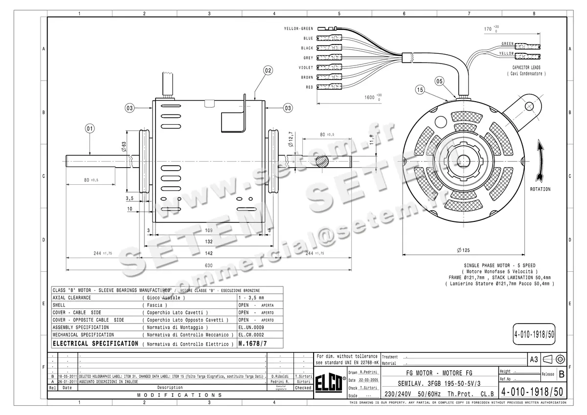 1519001918-MOTEUR ELCOMOTEUR 3FGB195.50.5V/3 *40101918/50*