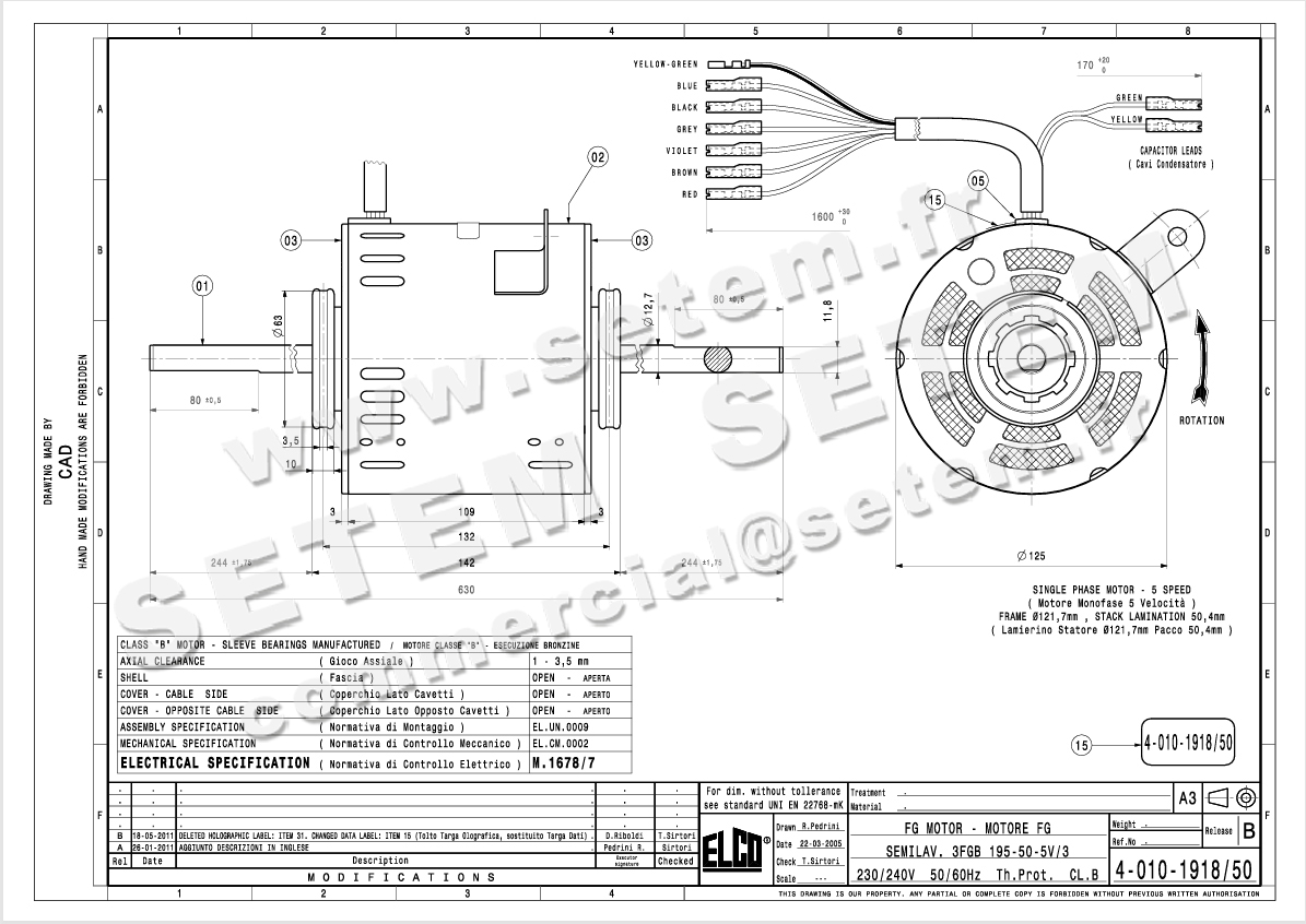 1519001918-MOTEUR ELCOMOTEUR 3FGB195.50.5V/3 *40101918/50* 3