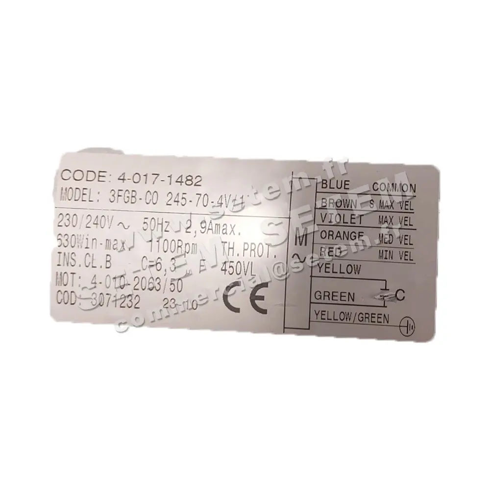 1519002004-GMV ELCOMOTEUR 3FGB.CO.245.70.4V/1 "3071232" *40171482* 2