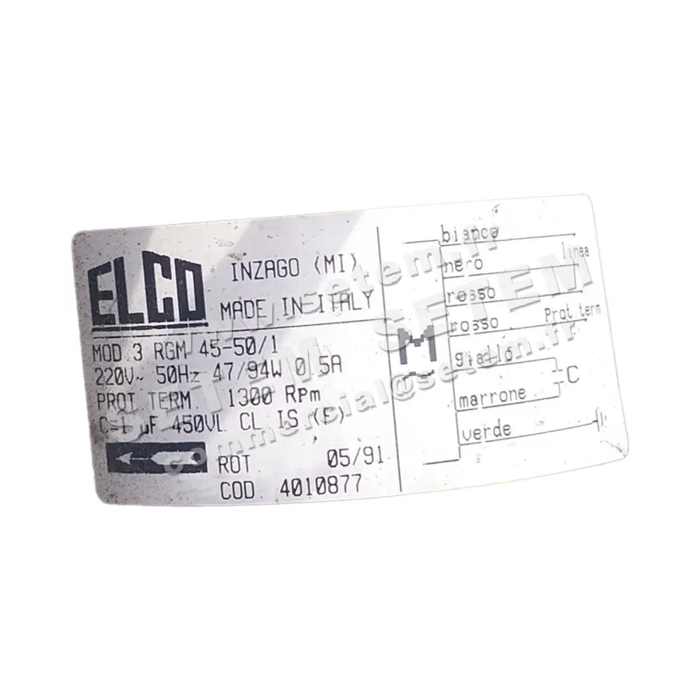 MOTEUR 3RGM45-50/1 *40100877*
