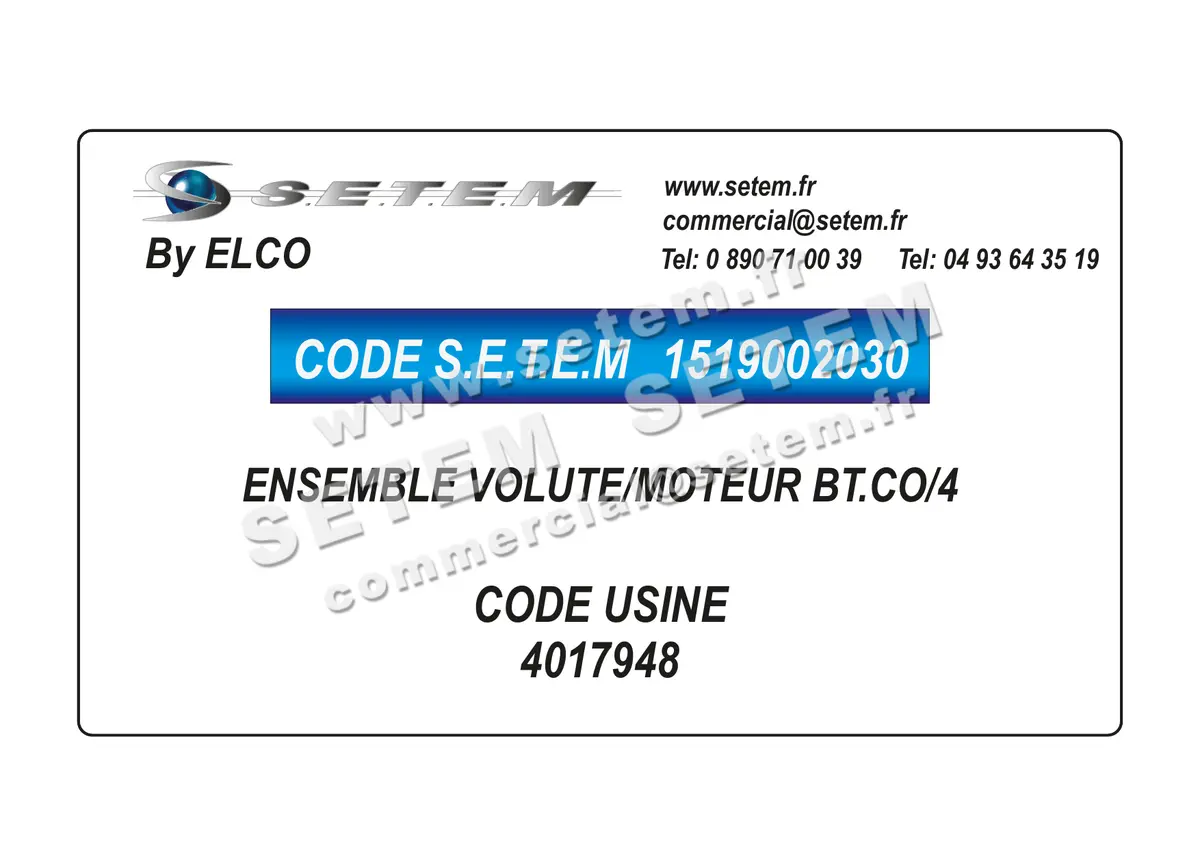 1519002030-ENSEMBLE VOLUTE/MOTEUR ELCOMOTEUR BT.CO/4 *4017948* 7
