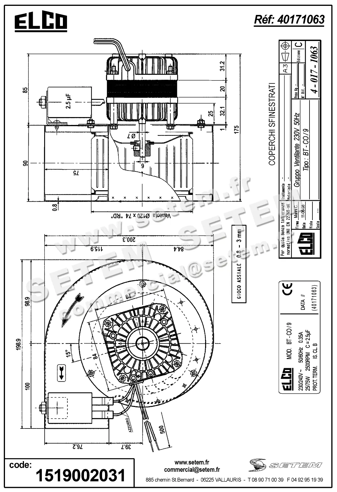 1519002031-VENTILATEUR ELCOMOTEUR BT.CO/9 *40171063* 5