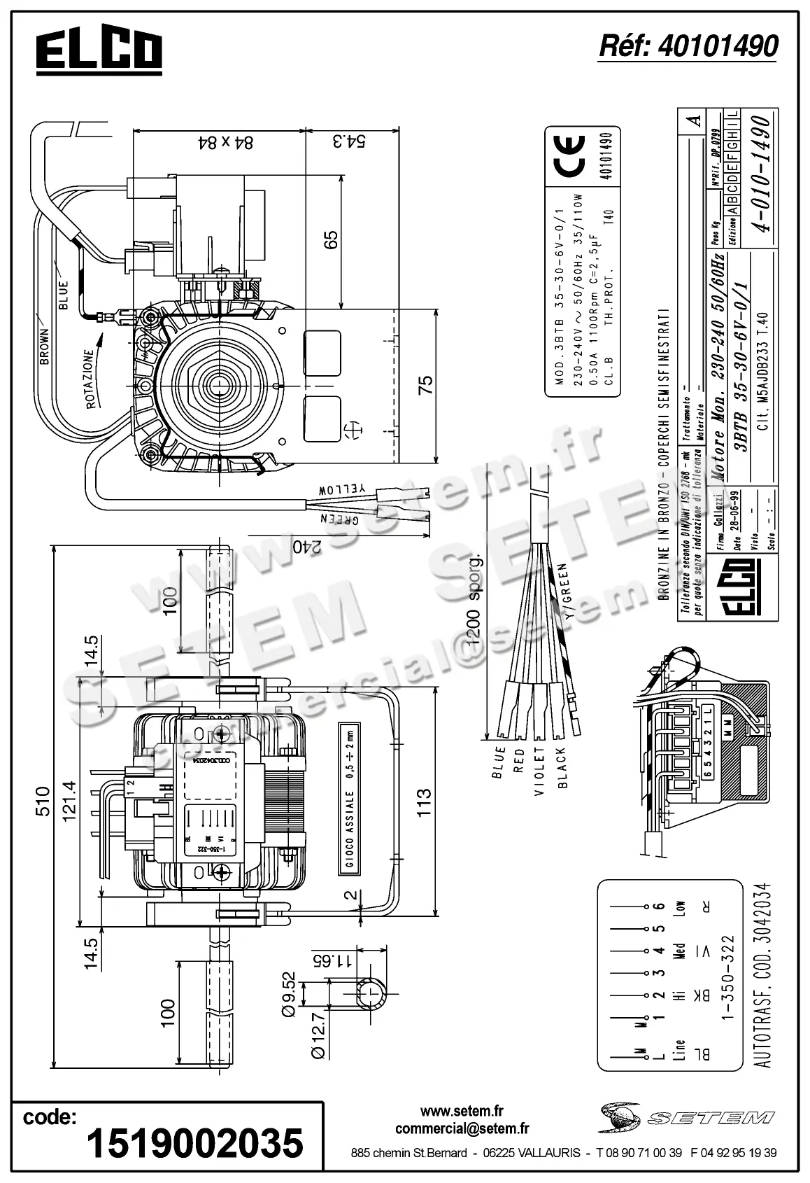 1519002035-MOTEUR ELCOMOTEUR 3BTB35.30.6V.0/1 *40101490* 2