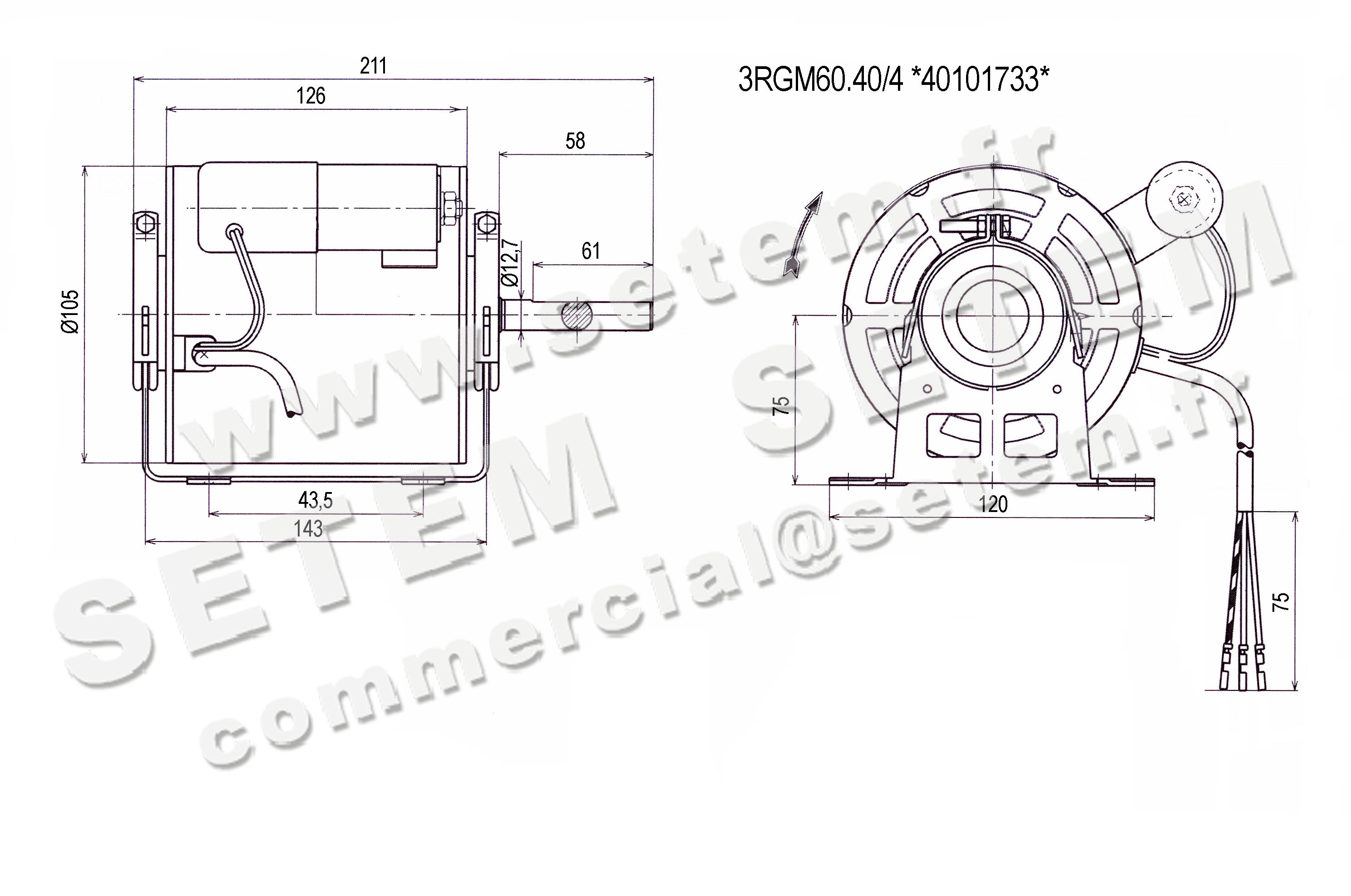 1519002260-MOTEUR ELCOMOTEUR 3RGM60.40/4 "1450052" *40101733* 6