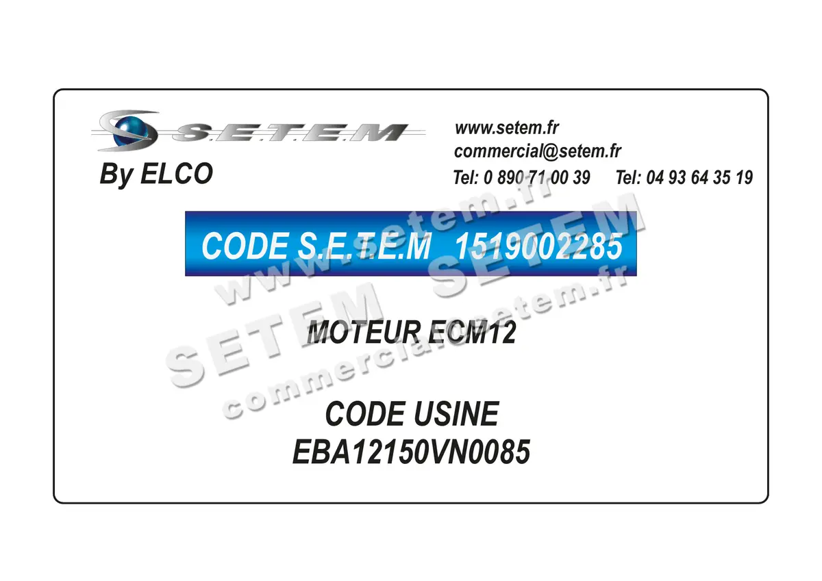 1519002285-MOTEUR ELCOMOTEUR ECM12 *EBA12150VN0085* 2