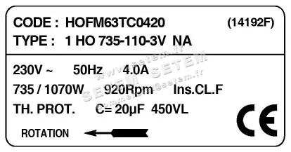 1519002420-MOTEUR ELCOMOTEUR 1HO735.110.3VNA "14192F" *HOFM63TC0420* 3