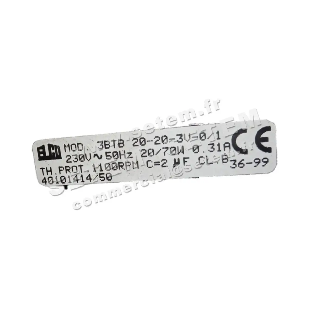 1519003000-MOTEUR ELCOMOTEUR 3BTB20.20.3V.0/1 *40101414/50*