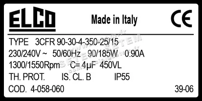 1519003015-VENTILATEUR ELCOMOTEUR 3CFR90.30.4.350.25/15 *4058060* 4