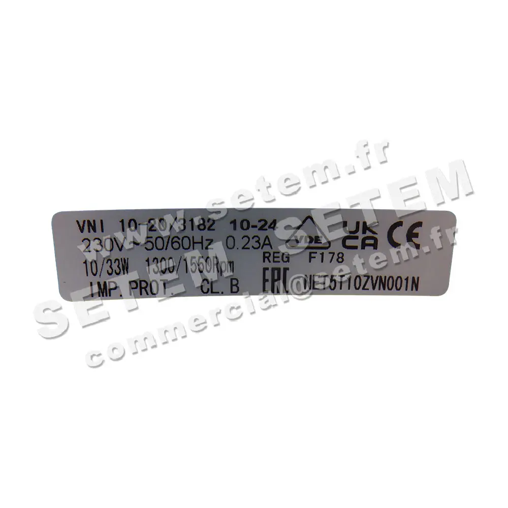 MOTEUR VNI10-20/3182 *NET5T10ZVN001N* 6